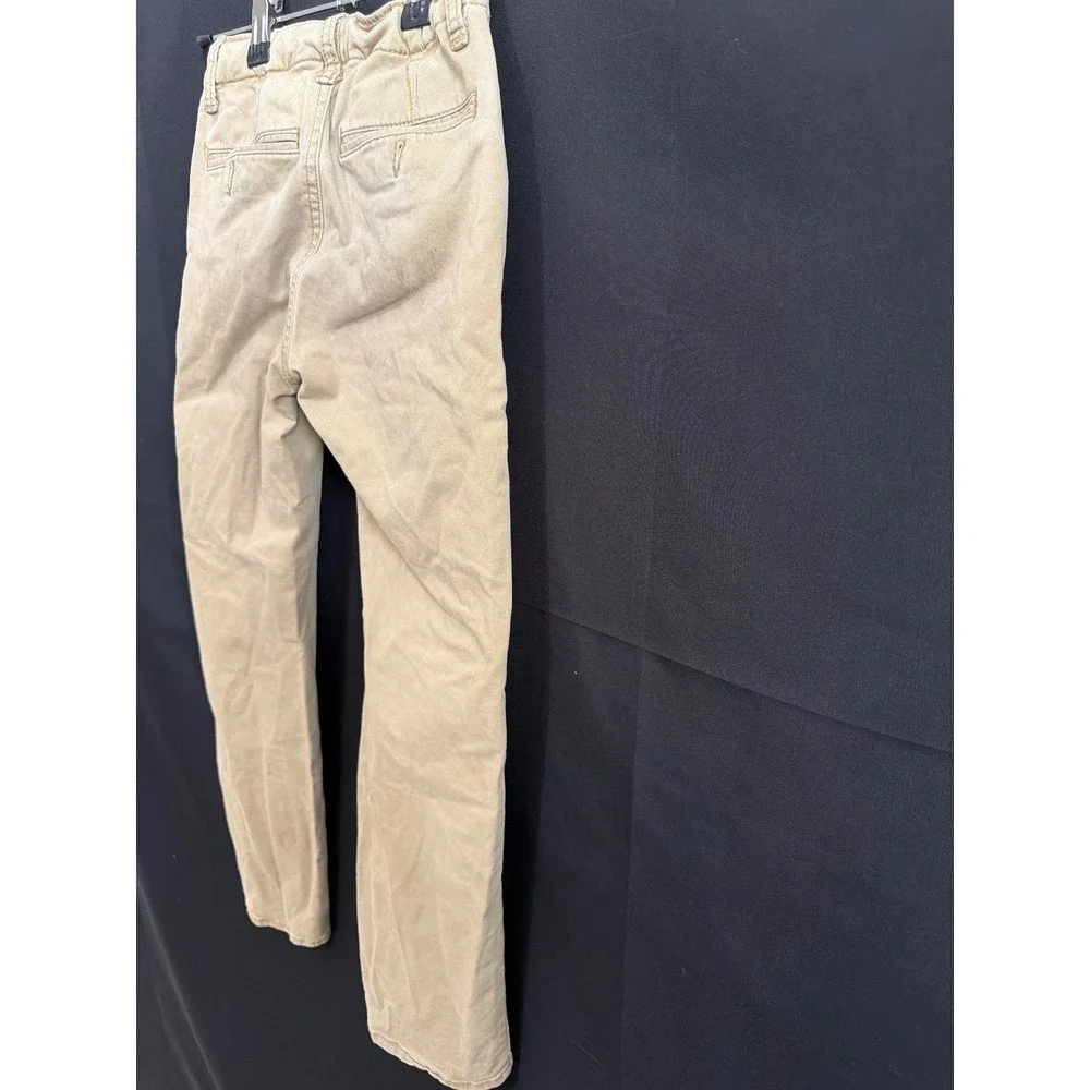 GAP Kids Slim Khaki Pants Size 8 Beige Preppy School Uniform Chino Trousers